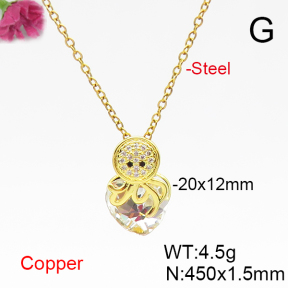 Fashion Copper Necklace  F6N406037aakl-G030
