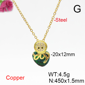Fashion Copper Necklace  F6N406038aakl-G030