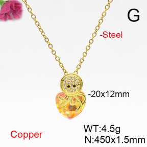 Fashion Copper Necklace  F6N406040aakl-G030