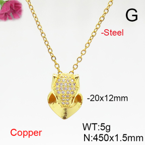 Fashion Copper Necklace  F6N406051aakl-G030