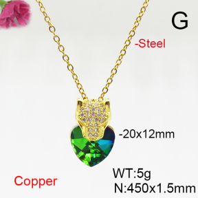 Fashion Copper Necklace  F6N406052aakl-G030