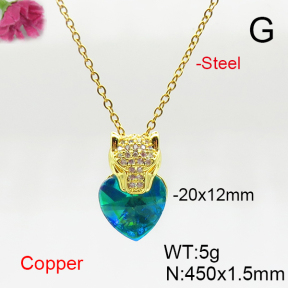 Fashion Copper Necklace  F6N406053aakl-G030