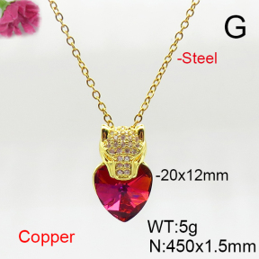 Fashion Copper Necklace  F6N406054aakl-G030
