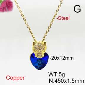 Fashion Copper Necklace  F6N406057aakl-G030