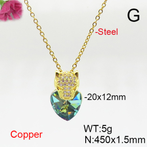 Fashion Copper Necklace  F6N406059aakl-G030