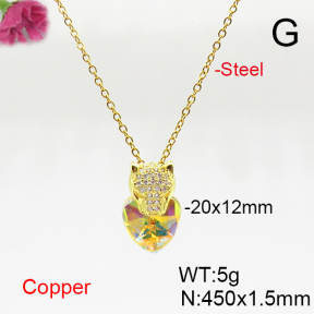 Fashion Copper Necklace  F6N406061aakl-G030