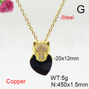 Fashion Copper Necklace  F6N406063aakl-G030