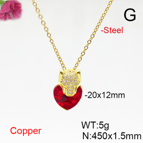 Fashion Copper Necklace  F6N406066aakl-G030