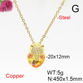 Fashion Copper Necklace  F6N406067aakl-G030