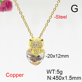 Fashion Copper Necklace  F6N406068aakl-G030