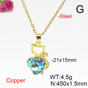 Fashion Copper Necklace  F6N406071aakl-G030