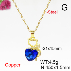 Fashion Copper Necklace  F6N406072aakl-G030