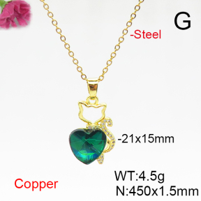 Fashion Copper Necklace  F6N406080aakl-G030