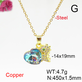 Fashion Copper Necklace  F6N406086aakl-G030