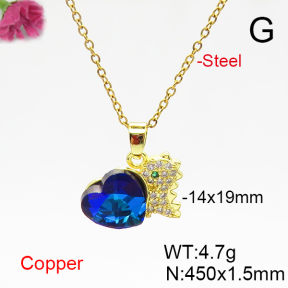 Fashion Copper Necklace  F6N406087aakl-G030