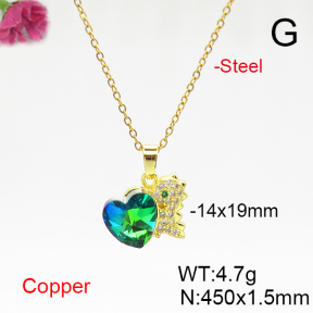 Fashion Copper Necklace  F6N406088aakl-G030