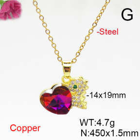 Fashion Copper Necklace  F6N406091aakl-G030