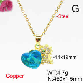 Fashion Copper Necklace  F6N406096aakl-G030