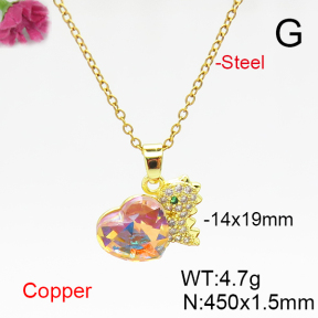 Fashion Copper Necklace  F6N406097aakl-G030