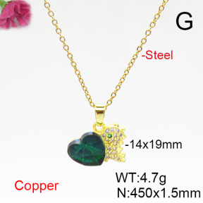 Fashion Copper Necklace  F6N406098aakl-G030