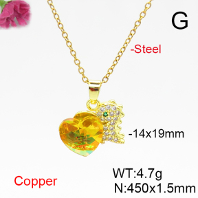 Fashion Copper Necklace  F6N406099aakl-G030