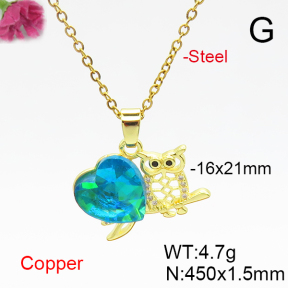 Fashion Copper Necklace  F6N406104aakl-G030