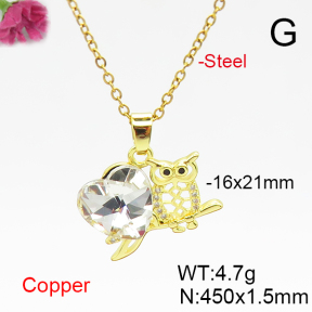 Fashion Copper Necklace  F6N406105aakl-G030
