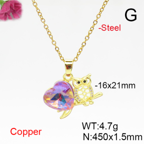 Fashion Copper Necklace  F6N406107aakl-G030