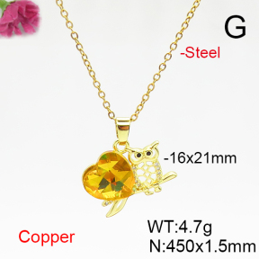 Fashion Copper Necklace  F6N406112aakl-G030