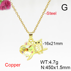Fashion Copper Necklace  F6N406116aakl-G030