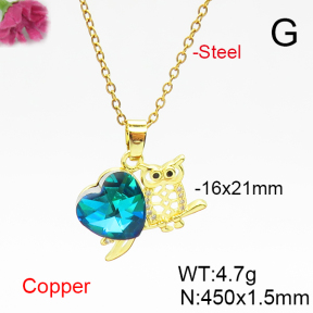 Fashion Copper Necklace  F6N406117aakl-G030