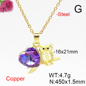 Fashion Copper Necklace  F6N406118aakl-G030