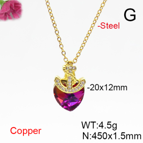 Fashion Copper Necklace  F6N406120aakl-G030