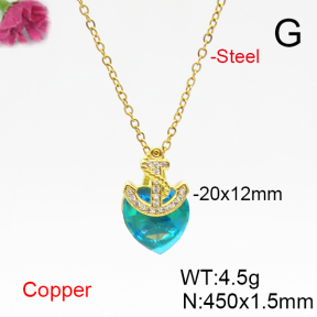 Fashion Copper Necklace  F6N406121aakl-G030