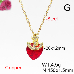 Fashion Copper Necklace  F6N406124aakl-G030