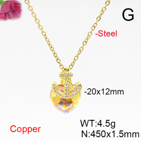 Fashion Copper Necklace  F6N406127aakl-G030