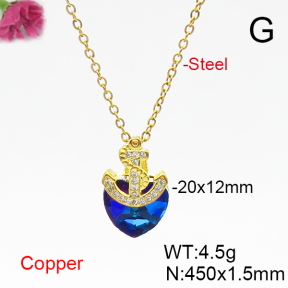 Fashion Copper Necklace  F6N406131aakl-G030
