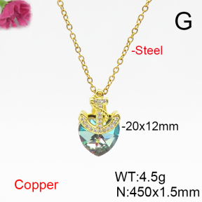 Fashion Copper Necklace  F6N406132aakl-G030