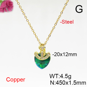 Fashion Copper Necklace  F6N406135aakl-G030