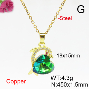 Fashion Copper Necklace  F6N406142aakl-G030