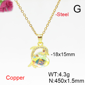 Fashion Copper Necklace  F6N406147aakl-G030