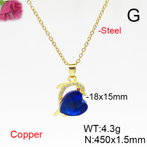 Fashion Copper Necklace  F6N406150aakl-G030