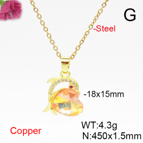 Fashion Copper Necklace  F6N406151aakl-G030