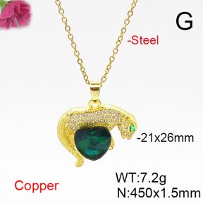 Fashion Copper Necklace  F6N406161aakl-G030