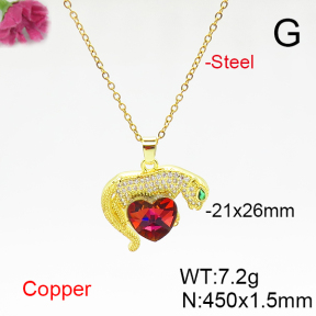 Fashion Copper Necklace  F6N406162aakl-G030