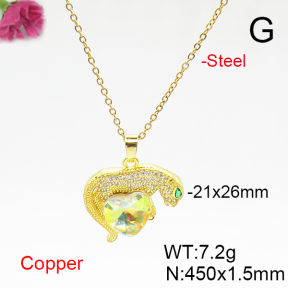 Fashion Copper Necklace  F6N406164aakl-G030
