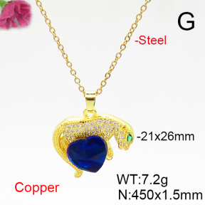 Fashion Copper Necklace  F6N406168aakl-G030