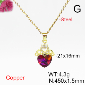 Fashion Copper Necklace  F6N406171aakl-G030