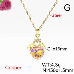 Fashion Copper Necklace  F6N406172aakl-G030
