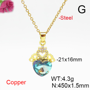 Fashion Copper Necklace  F6N406173aakl-G030